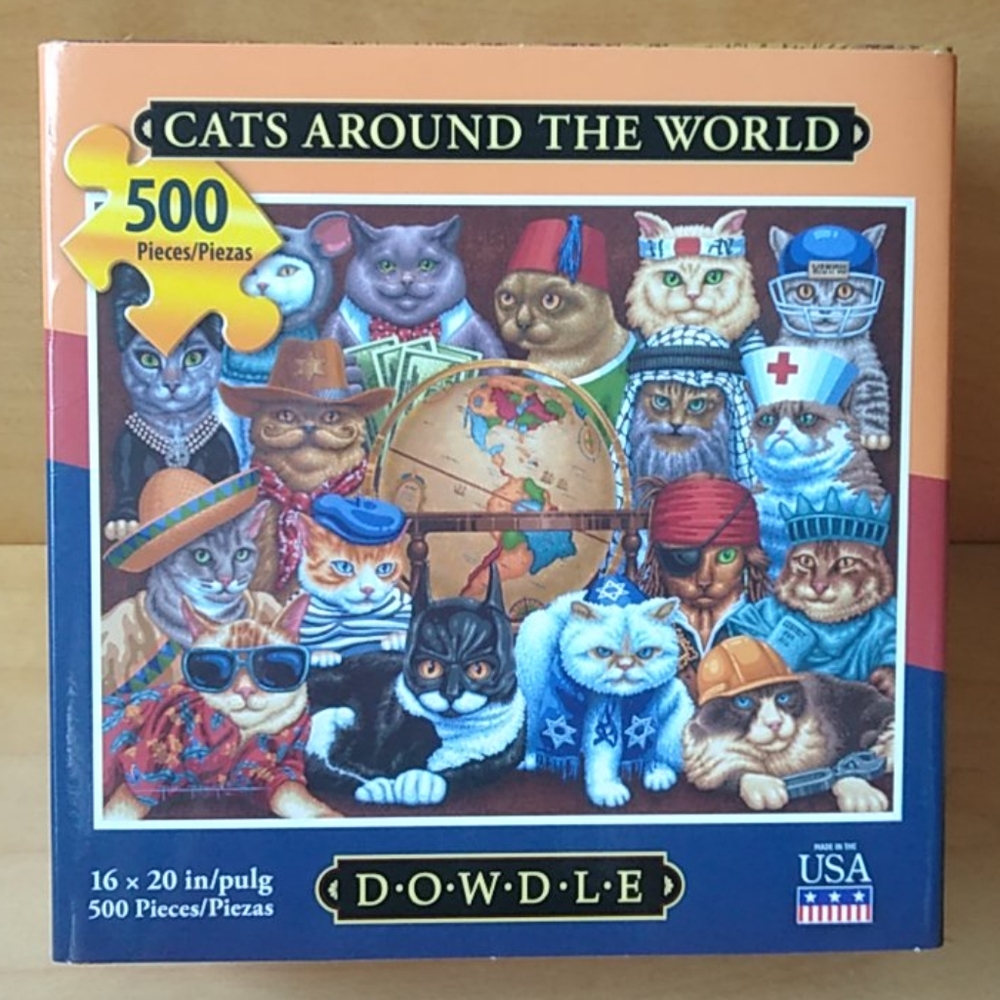 500 pc Jigsaw Puzzle 'Cats Around The World'